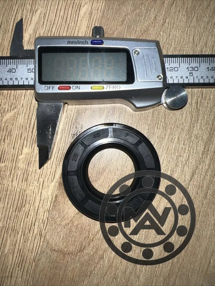 25x48x7mm TC double-lip NBR rotary shaft oil seal