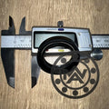 28x40x8mm TC double-lip NBR rotary shaft oil seal