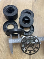 35x72x10mm TC double-lip NBR rotary shaft oil seal